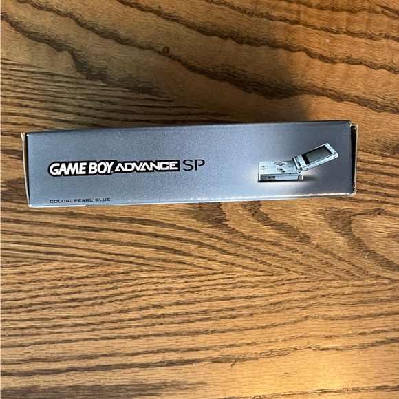 Nintendo Gameboy Advance SP System CIB 3rd party Charger Pearl Blue AGS 101 - Picture 5 of 13